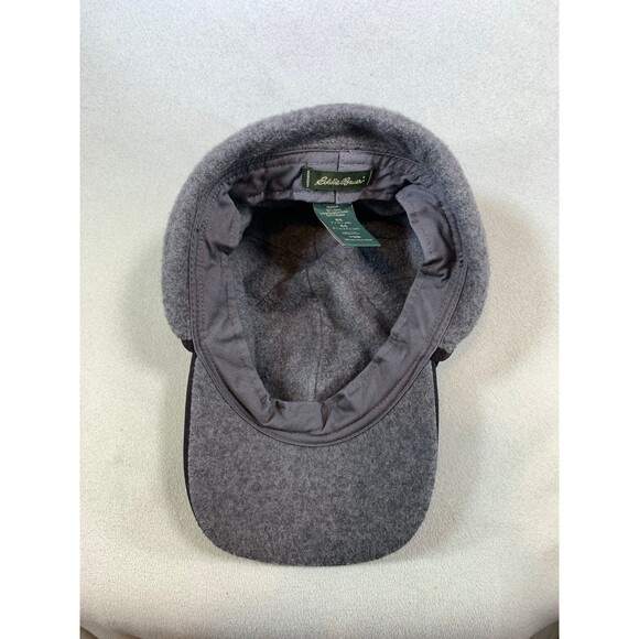 Eddie Bauer Trapper Ski Hat Cap Windcutter Fleece one size Fitted Ear Flaps - Picture 6 of 7
